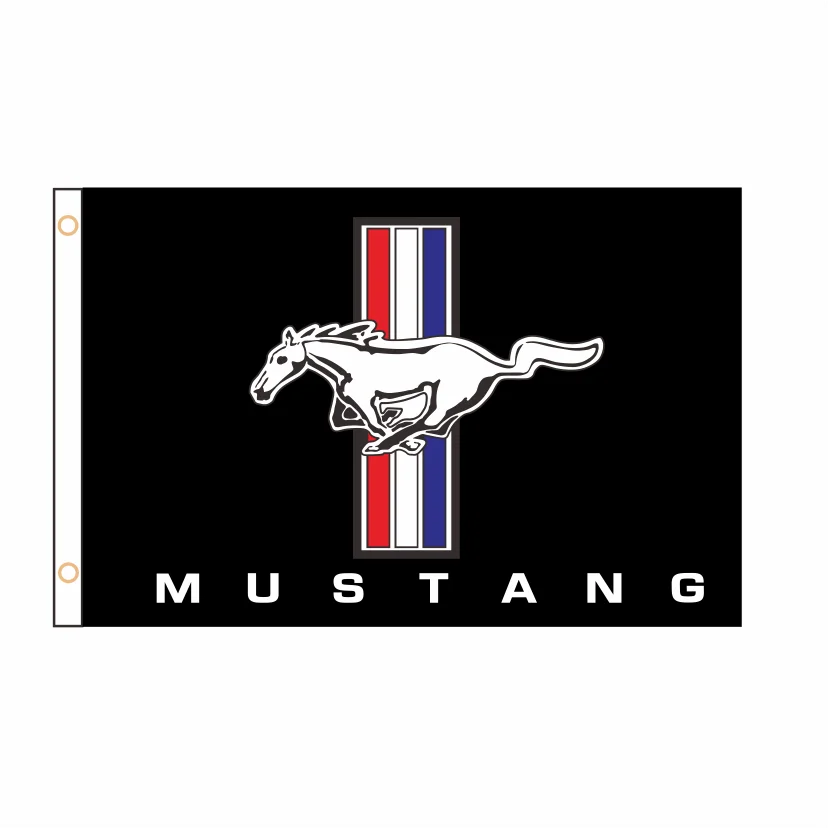 

Custom Banner Ford Mustang Flag Banner 2ft*3ft 3ft*5ft QZ-082 Polyester Sports Advertising Car Home Gift Party Indoor Outdoor
