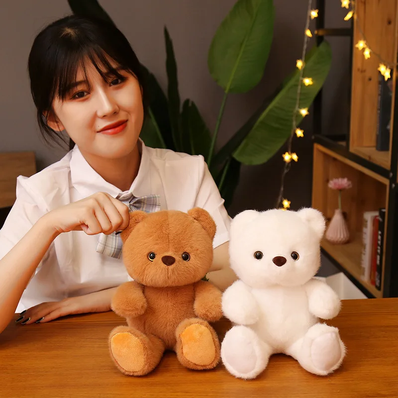 

2023 Удобная/мягкая/Милая/маленькая плюшевая игрушка/сидячий Мишка Тедди/кукла с держателем/детский подарок на день рождения