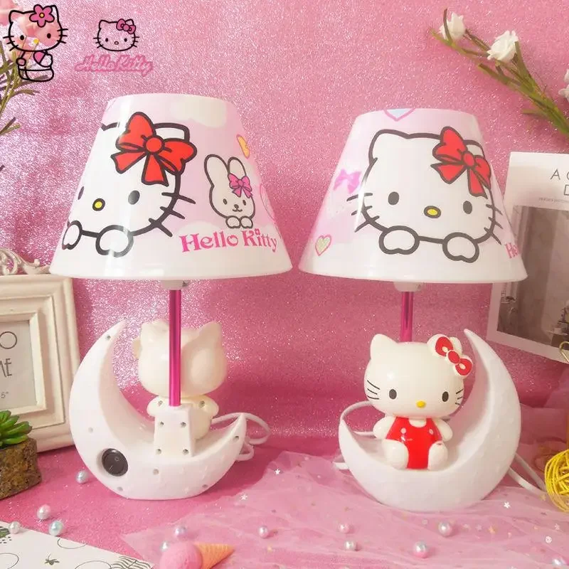 Настольная лампа Hello Kitty мультяшная теплая настольная для кабинета спальни