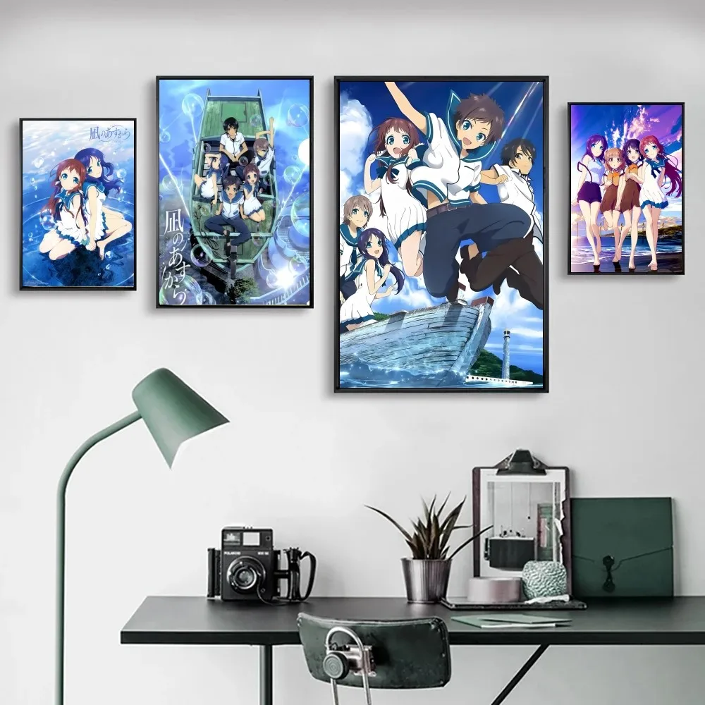 N-Nagi No A-Asukara Anime Manga Poster Wall Art Home Decor Room Digital Painting Living Restaurant Kitchen