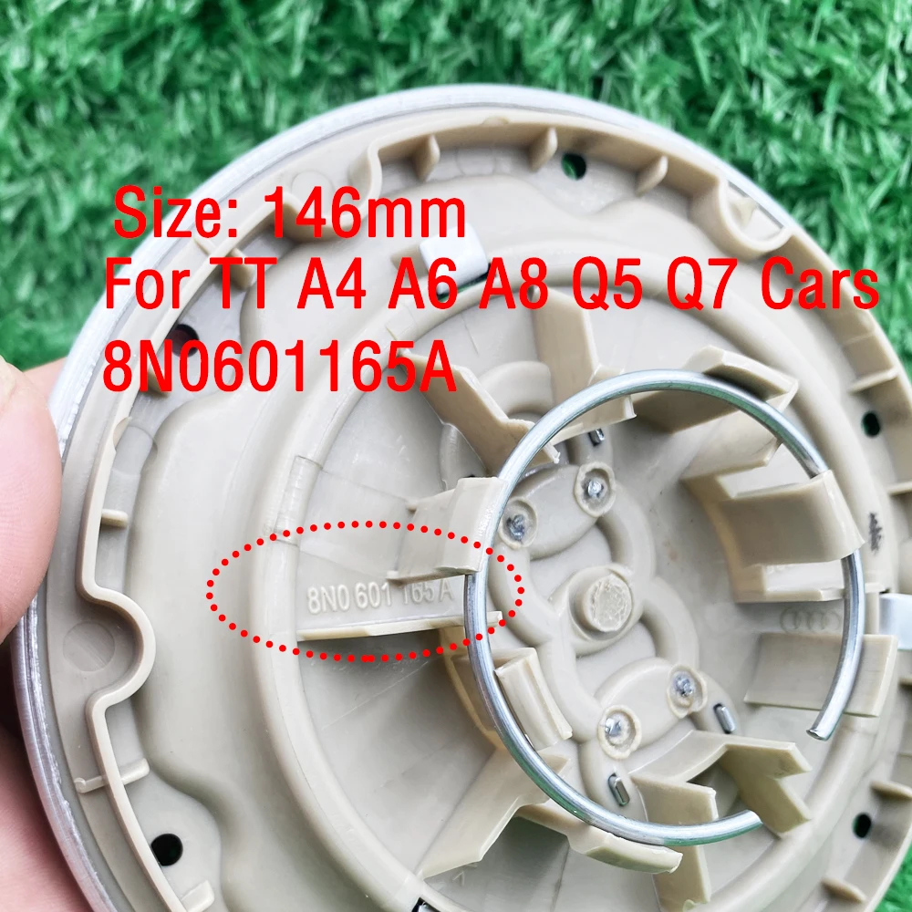 4 шт. автомобильная эмблема 146 мм для автомобилей TT A4 A6 A8 Q5 Q7 8N0601165A