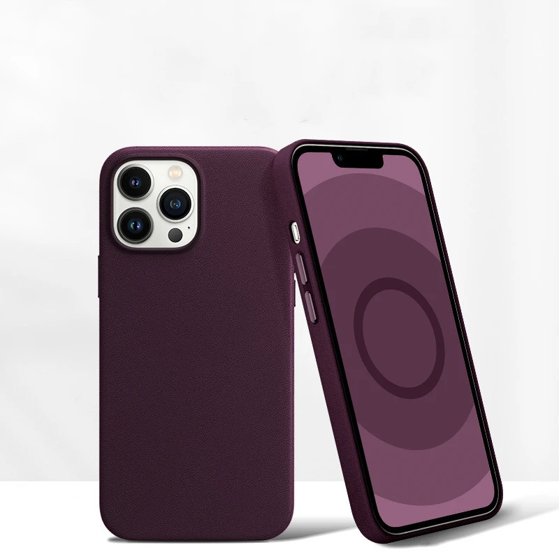 

New Luxury Leather For iPhone 13 Pro Max Mini For Magsafing Charging Phone Case With Animation Pop Up Window Covers