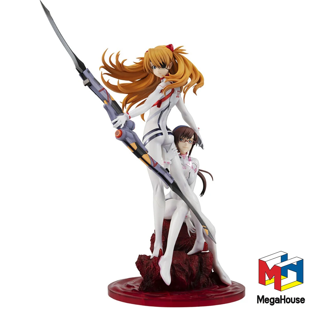 

MegaHouse GEM Evangelion Makinami Mari Illustrious Souryuu Asuka Langley Precious G.E.M. Series Anime Figure Action Model Toys