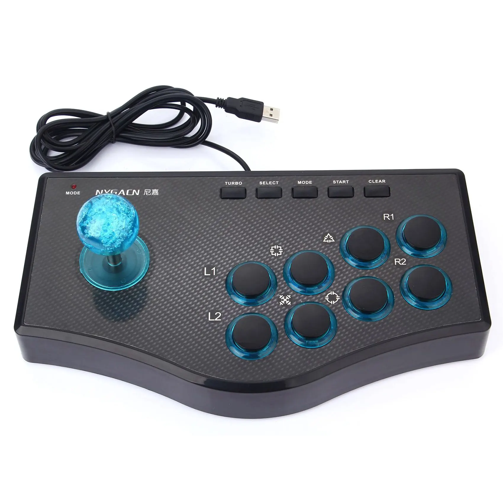 Проводной игровой контроллер USB F для PS3 компьютера ПК