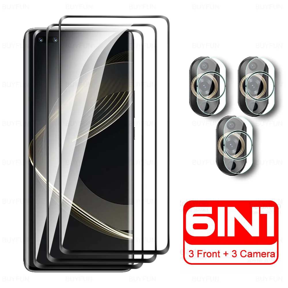 

6To2 Camera Protective Glass For Huawei Nova 11 Pro 4G Curved Tempered Glass Huawey Nova11Pro 10 Pro 9 10Pro Screen Protector