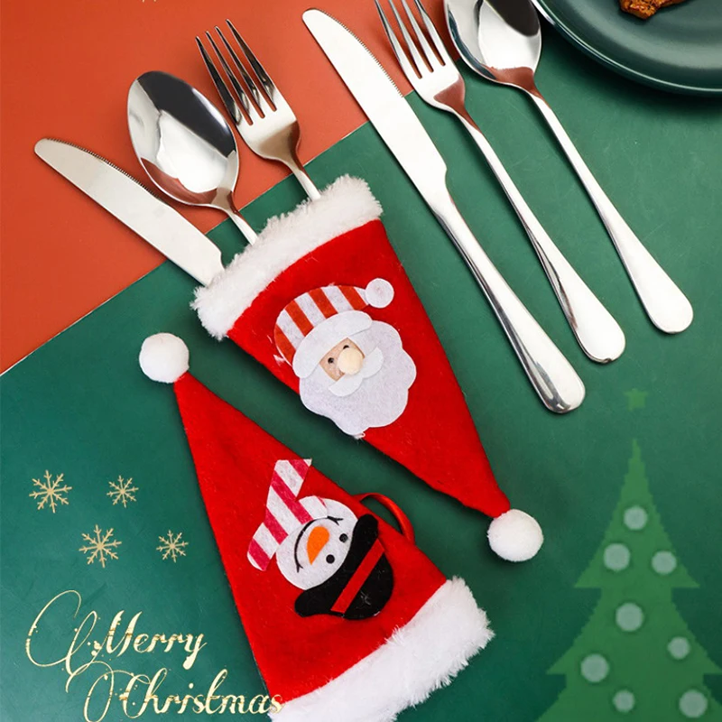 2025Рождественские украшения для дома декор обеденного стола Новый год 2025