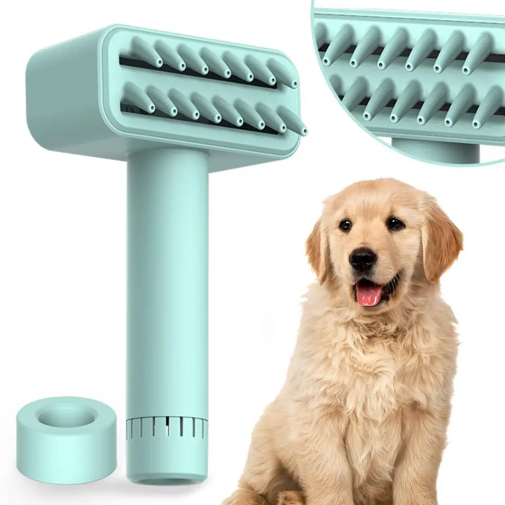 

Dog Comb Ergonomic Handgrip Low Noise Labor-saving Handheld Kitten Puppy USB Hair Removing Brush Pet Brush for Daily Use
