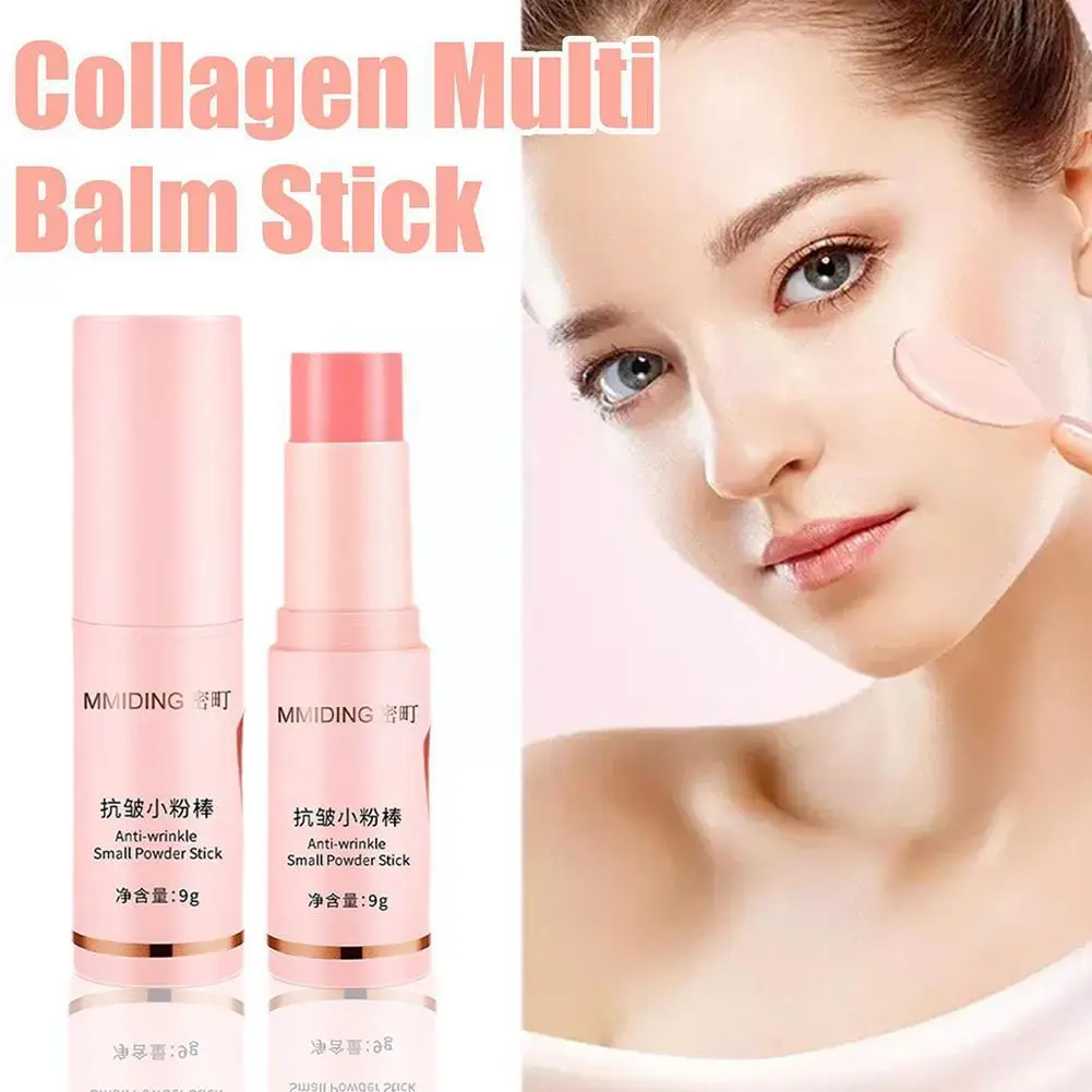 

New Collagen Multi Balm Stick Wrinkle Bounce Anti-Wrinkle Balm Brighten Moisturizing Tone Skin Dull Hydrating Cosmetics Cre K5N0