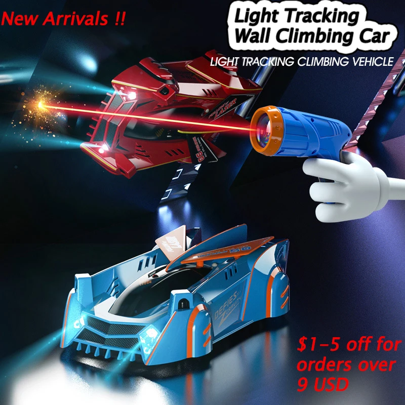 

2,4G антигравитационный настенный Радиоуправляемый автомобиль, Электрический вращающийся на 360 градусов трюковый Радиоуправляемый автомоб...