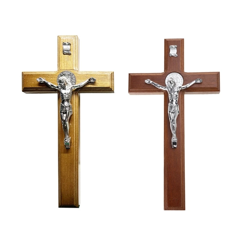 

Crucifix Wall Solid Catholic Decorations for Wall Christian Prayer Holding Home Office Ornaments