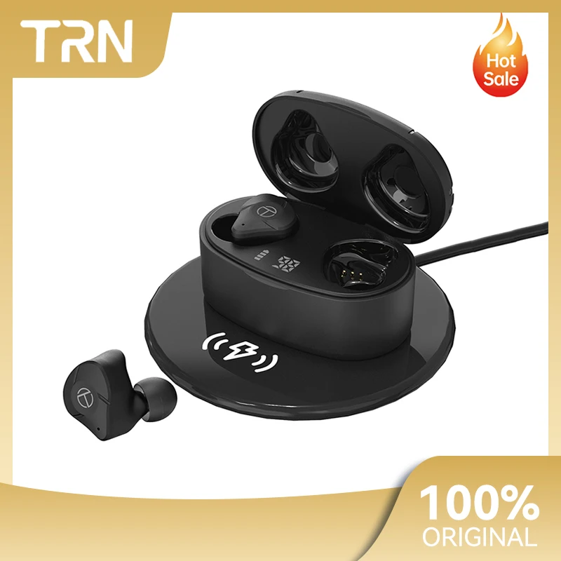

TRN T300 TWS 2BA+1DD 5.2 Fone Bluetooth-compatible Earphones True Double Headset In-Ear HIFI Wireless Charging T350 Headphones