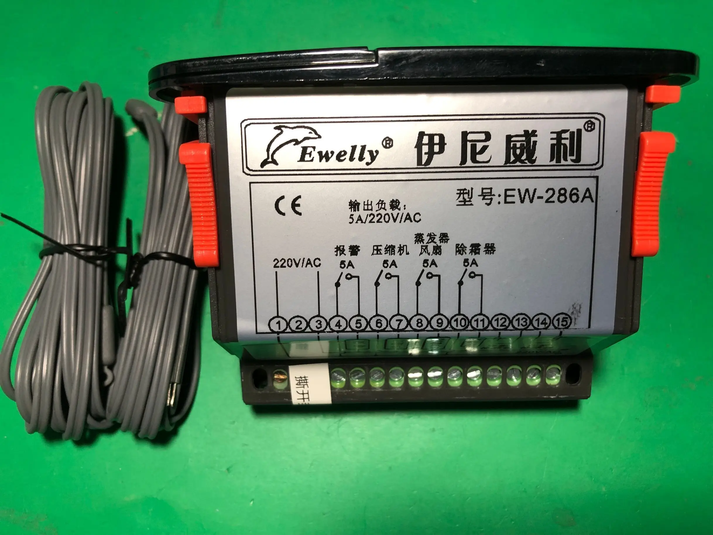 EWELLY Термостат EW-286 Сигнализация размораживания Регулятор температуры EW-286A