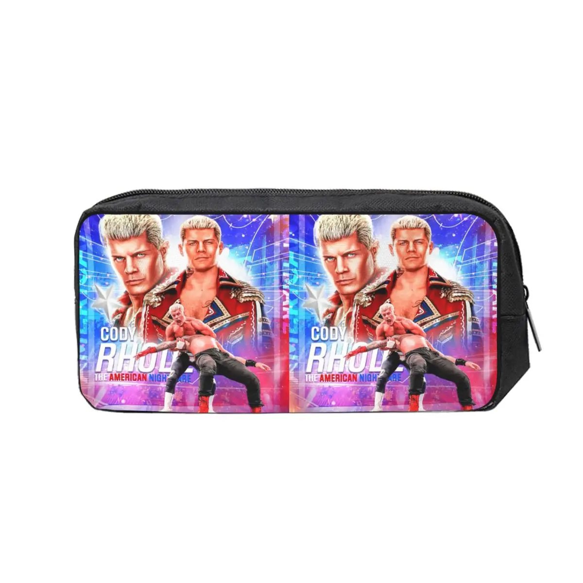 Фото Пеналы In The Ring Cody Rhodes American Nightmare, школьные пеналы для студентов, большая сумка для хранения ручек и карандашей, пенал-органайзер, держатель для ручек №3