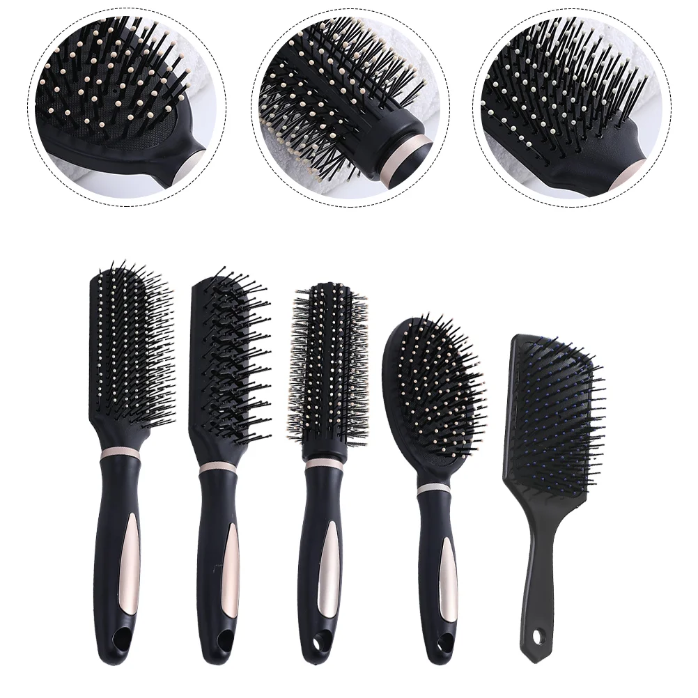 

5pcs Airbag Salon Household Hair Styling Comb Detangling Comb Hair Brush