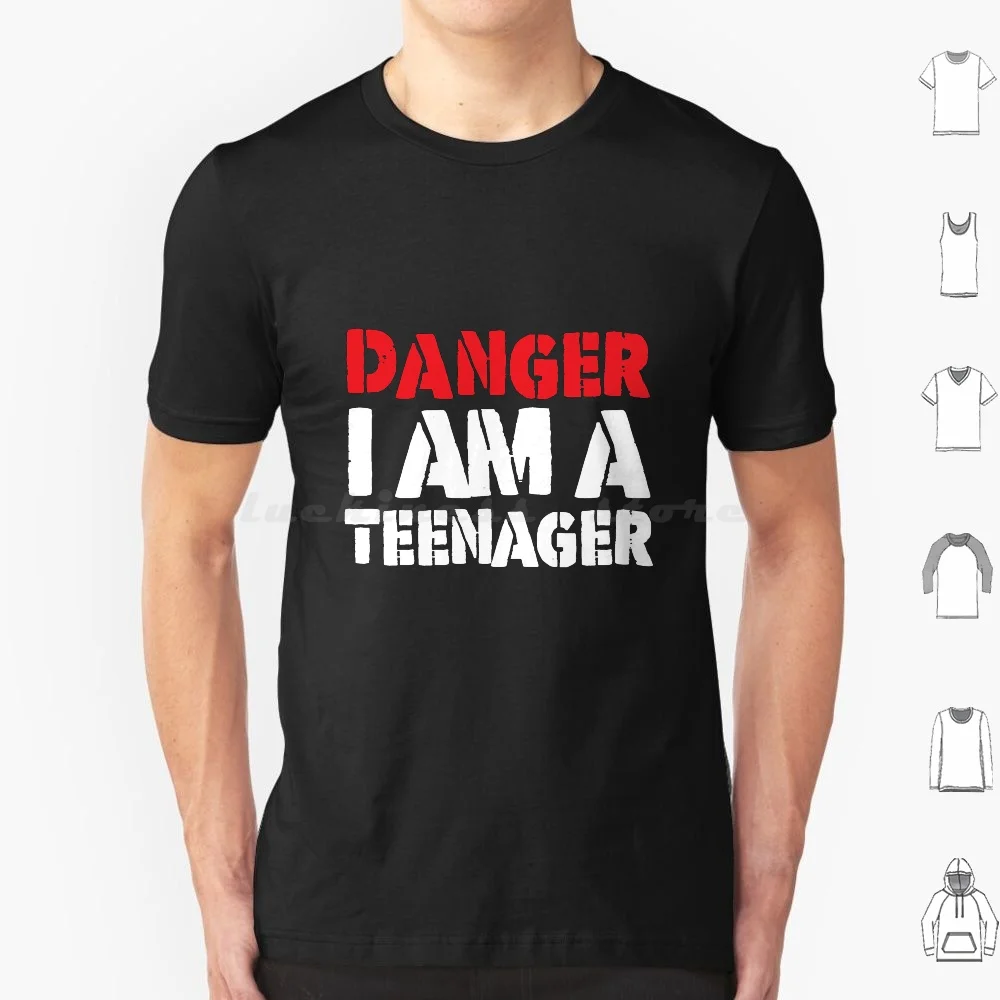 

Забавная футболка «опасность я Подросток», подарок на 13-й день рождения, футболка для мужчин, женщин, детей, 6Xl, официальная идея для подростк...