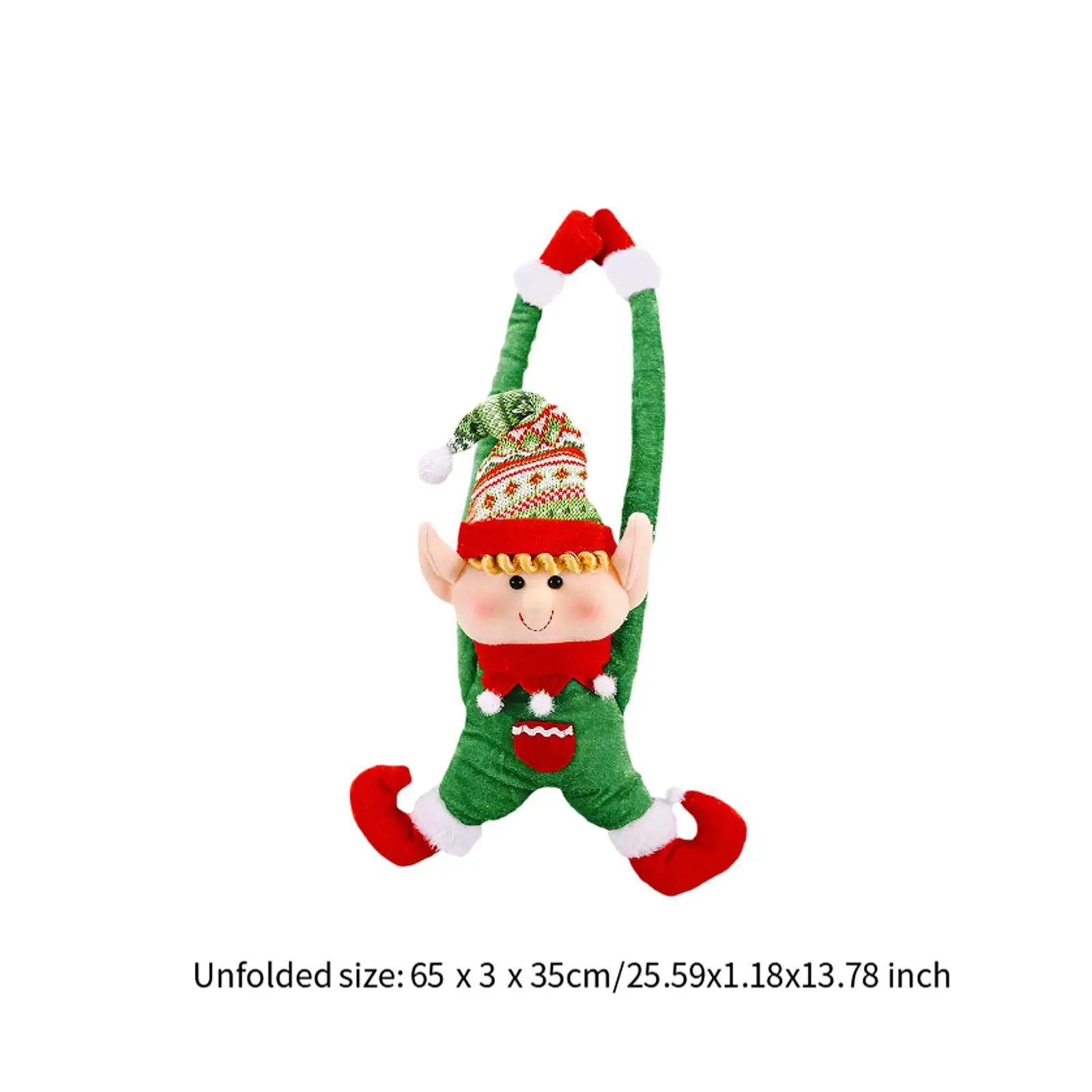 Рождественские украшения подарок драпировка на окно галстук милая кукла