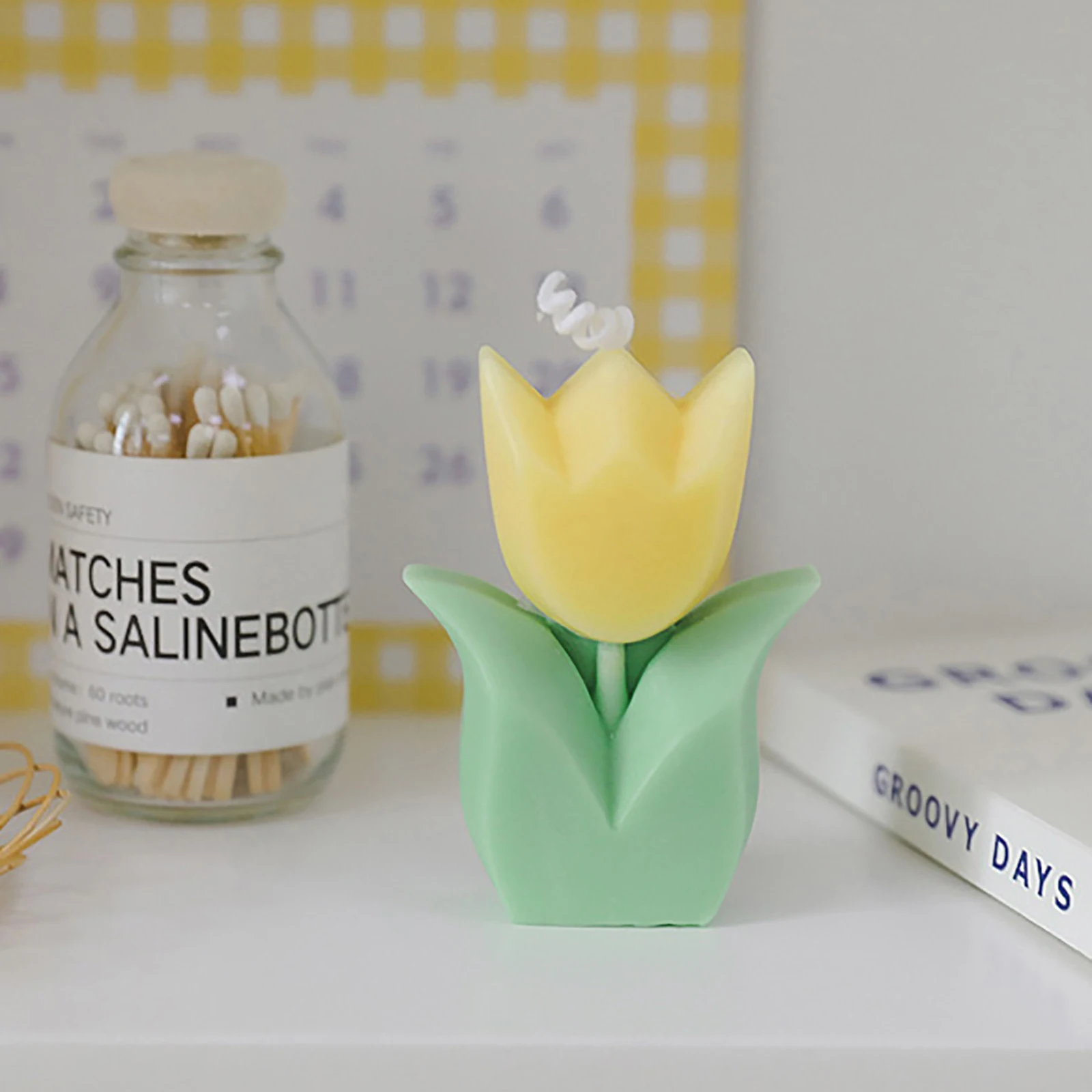 Свеча-тюльпан Цветные Цветочные ароматические свечи соевый воск украшение для