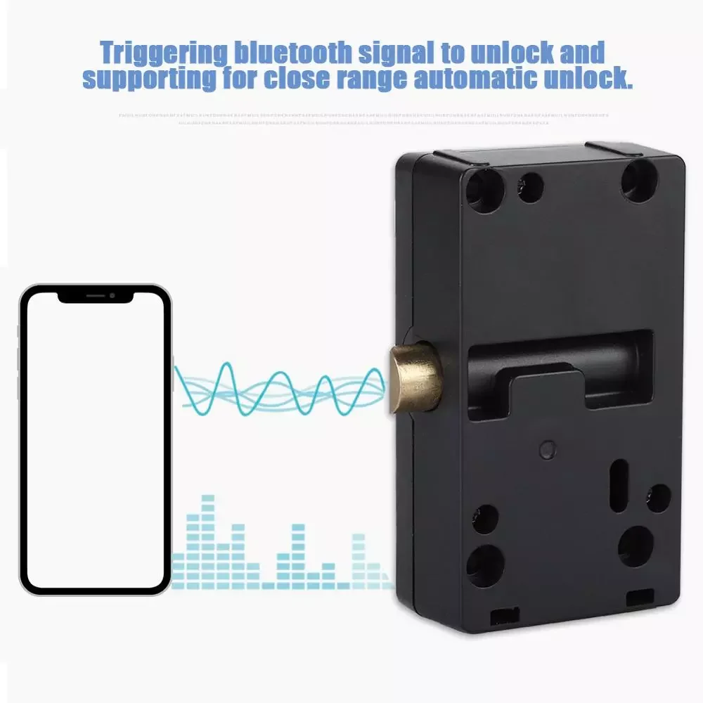

Sherlock Bluetooth-compatible Smart Door Lock Cabinet Drawer Keyless Wireless Integrated Security Electronic Door Lock