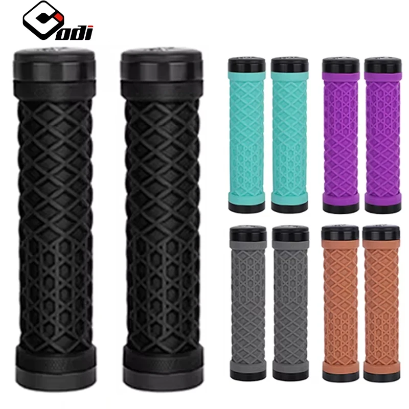 ODI MTB ручки на руль с стопорным кольцом силиконовые нескользящие чехлы велосипеда