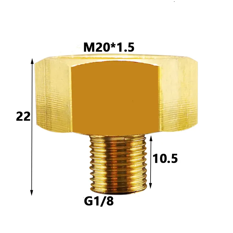 

Латунная втулка редуктора с наружной резьбой M20x1.5 на 1/8 дюйма 1/4 дюйма 3/8 дюйма 1/2 дюйма BSP
