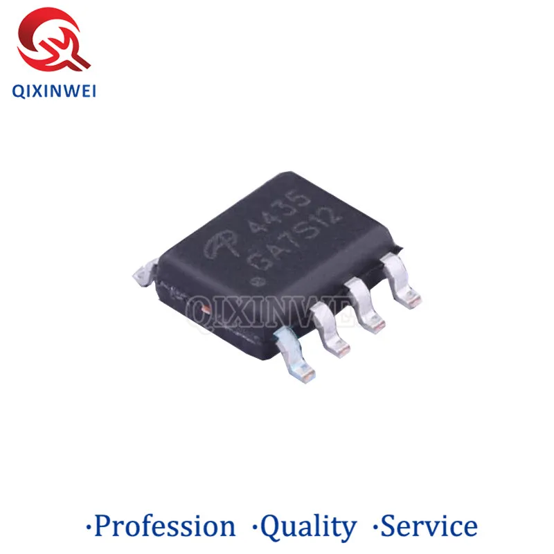 

(10 Pieces) New and Original P Channel MOSFET 30V 10.5A AO4435 SOIC-8_150mil