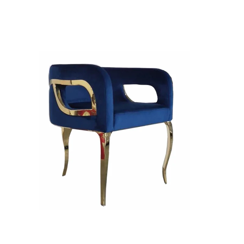 

Simple cloth art metal sofa chair