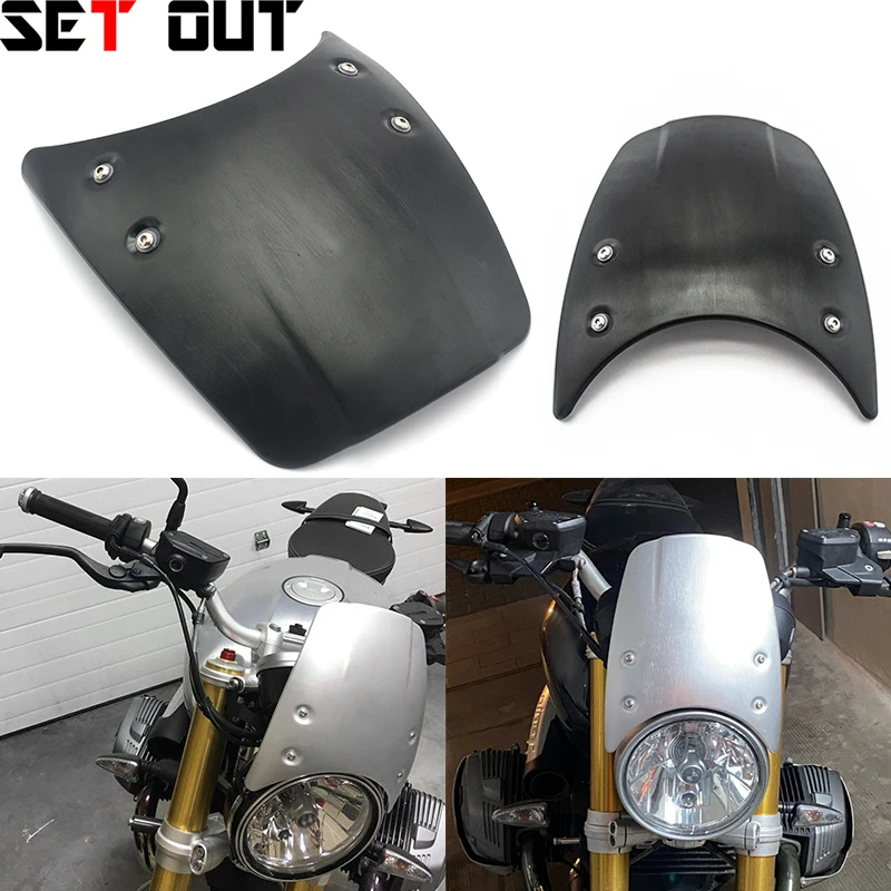 

For BMW R Nine T R9T Scrambler 2014 2015 2016 2017 2018 2019 2020 Motorcycle Accessories Windshield wind deflector sun visor