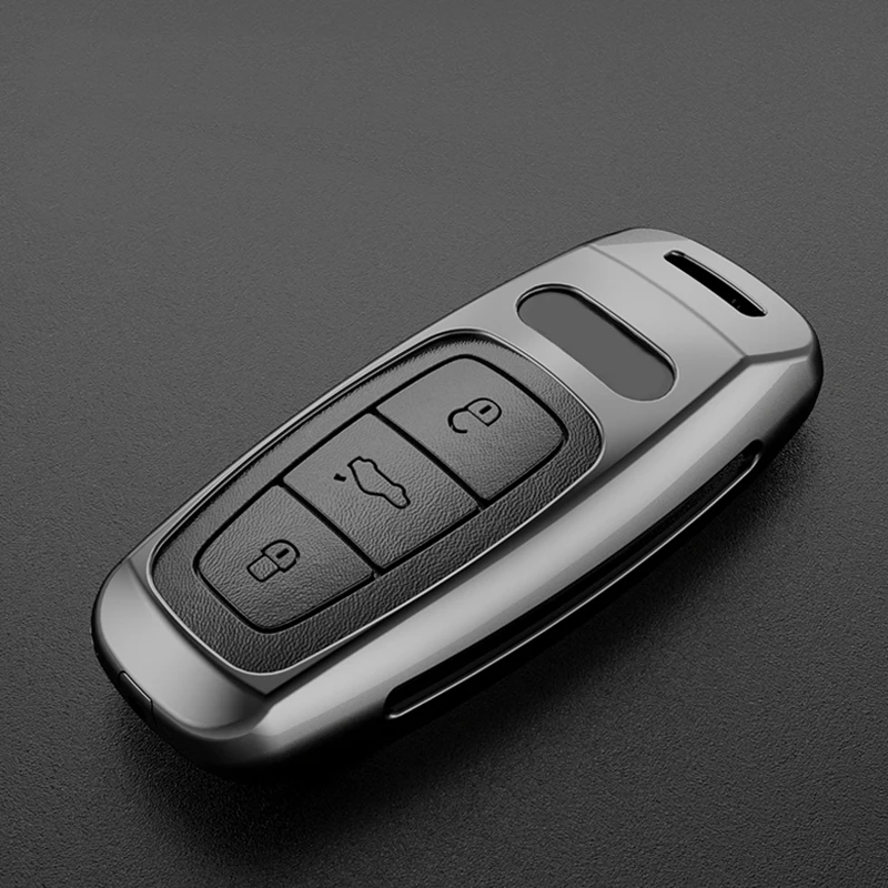 Металлическая оболочка для автомобильного ключа телефона Audi A6 C8 A4 A5 B9 Q5 FY Q7 4M TT S4 A7