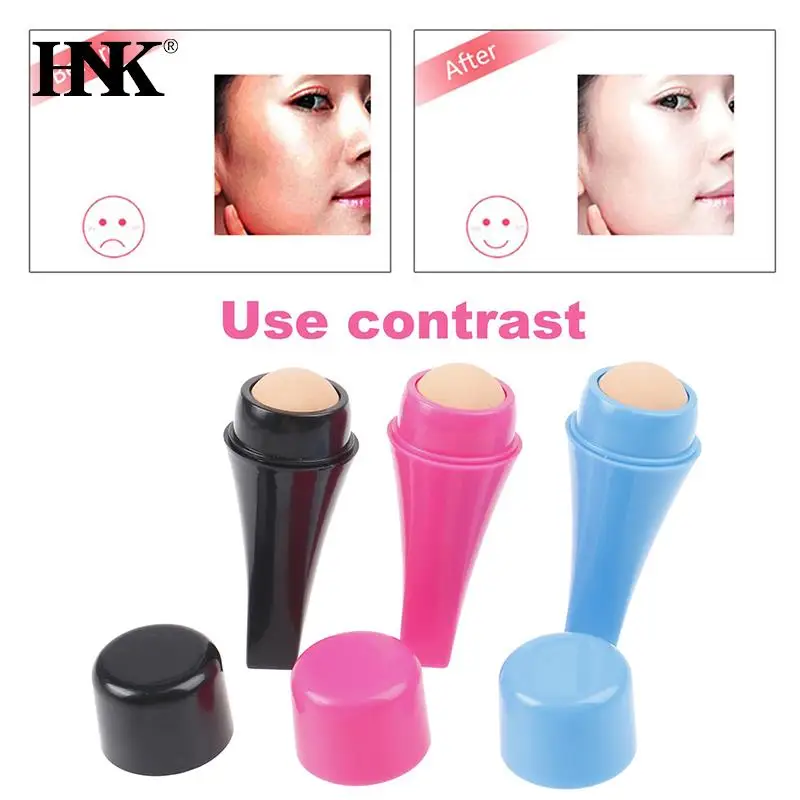

Face Oil Absorbing Roller Volcanic Stone Blemish Remover Face T-zone Oil Removing Rolling Stick Ball Summer Face Shiny Changing