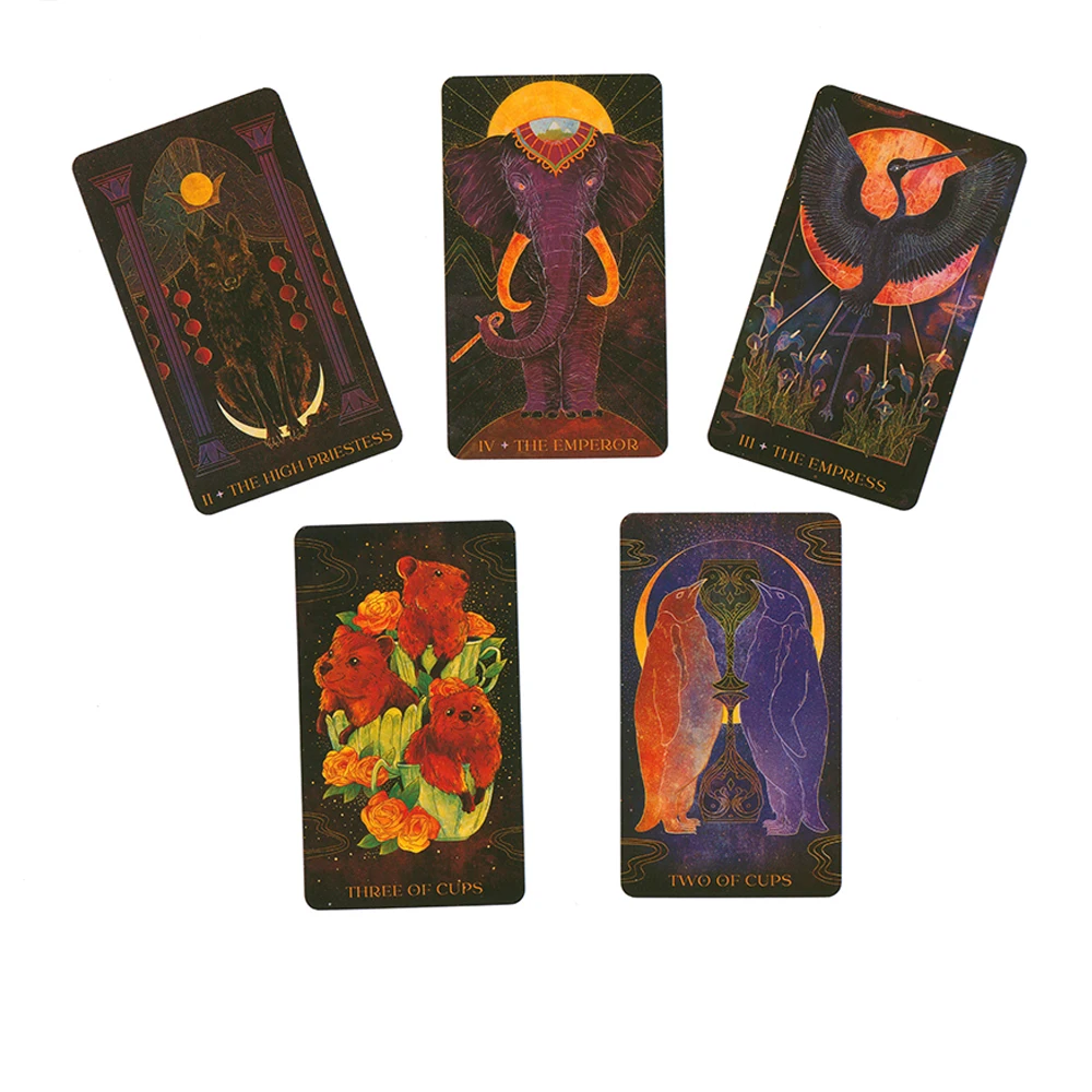 Настольные игры для взрослых с животными семейных карт Таро начинающих
