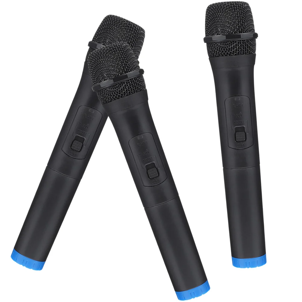 

3pcs Lightweight Plastic Fake Mic Prop Kids Microphone Model Fake Kids Microphone Toy