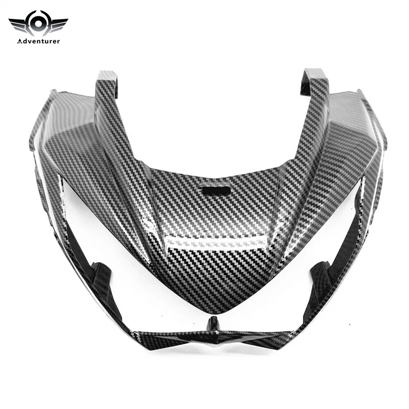 

For Kawasaki Z250 Z300 2013-2017 Upper Front Nose Headlight Fairing Hydro Dipped Carbon Fiber Finish