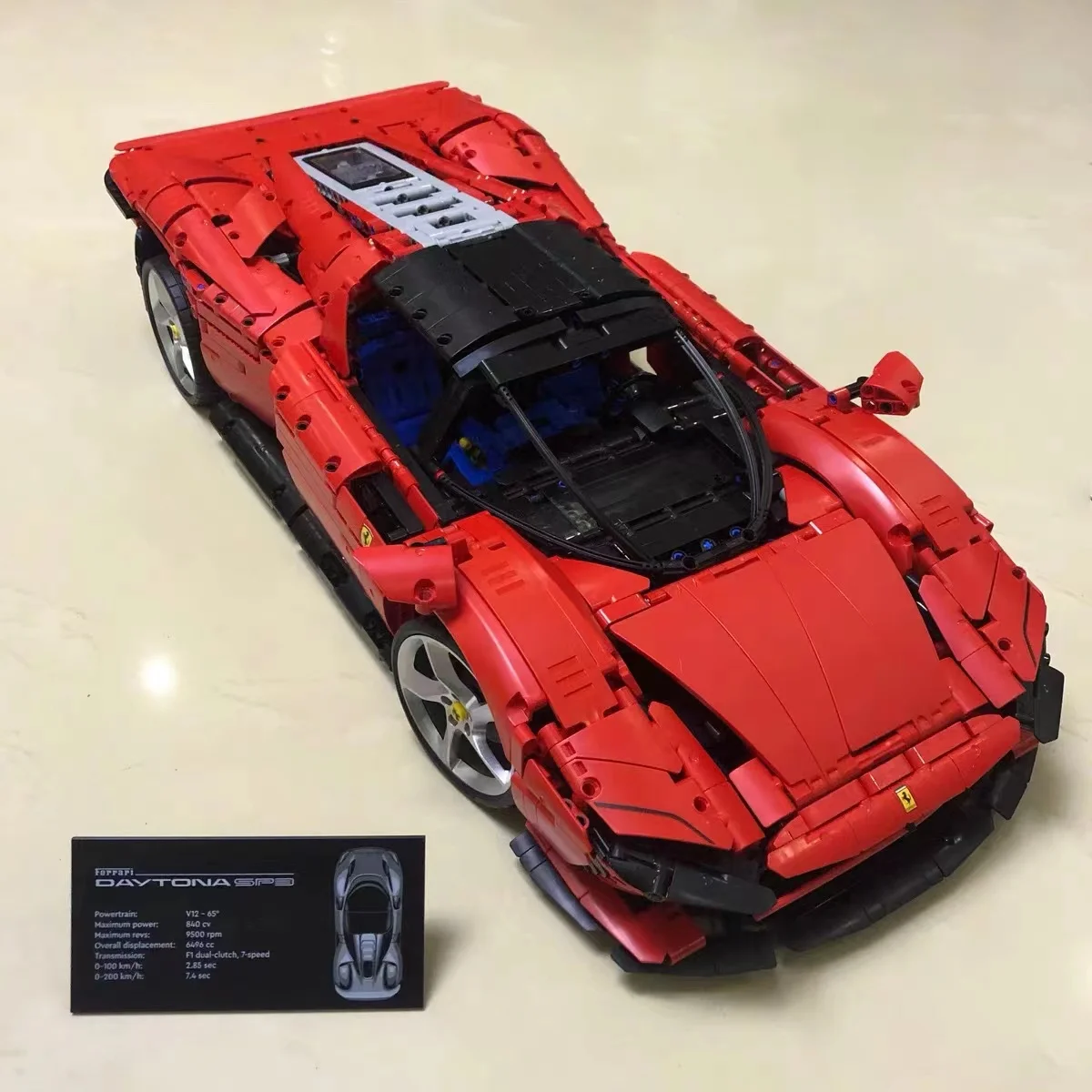 

В наличии 3778 шт. техническая феррированная Daytona SP3 42143 модель суперкара, строительные блоки, игрушки для мальчиков и девочек, подарок на день ...