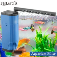 fedour aquarium internal filter super quiet submersible fish tank filter pump sponge filter aquarium accessories fish tank tool