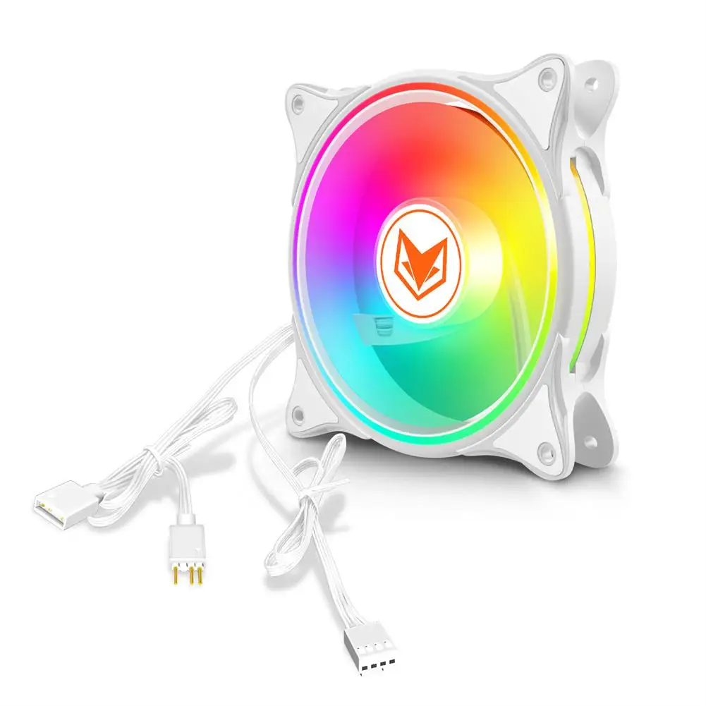Кулер-вентилятор RGB ARGB 120 мм PWM 4 контакта 5 В 3 гидравлические подшипники - купить по