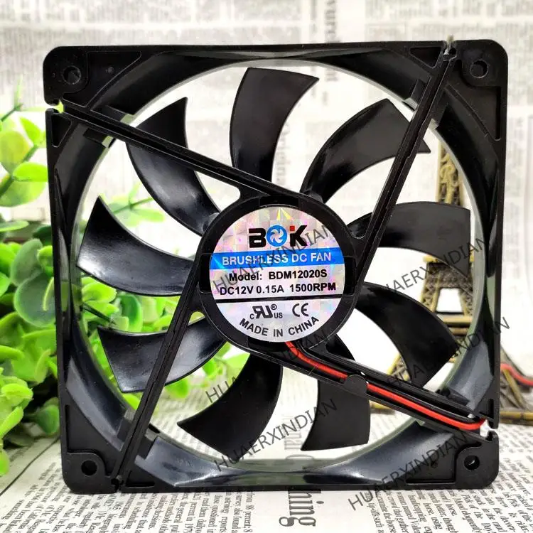 

New BOK BDM12020S 12020 12V 0.15A Cooling Fan Assembly Kit