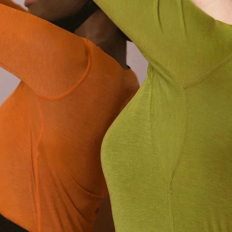 Su junt женская футболка с высоким воротником теплое термобелье зимняя одежда топы