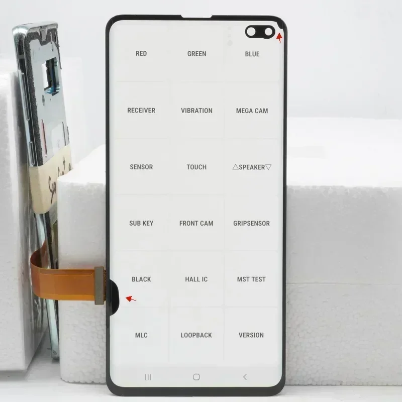 Фото 100% AMOLED S10 + ЖК-дисплей для SAMSUNG Galaxy S10 Plus, дисплей G975 G9750 SM-G975F/DS G975FN G975U, дигитайзер сенсорного экрана в сборе №3