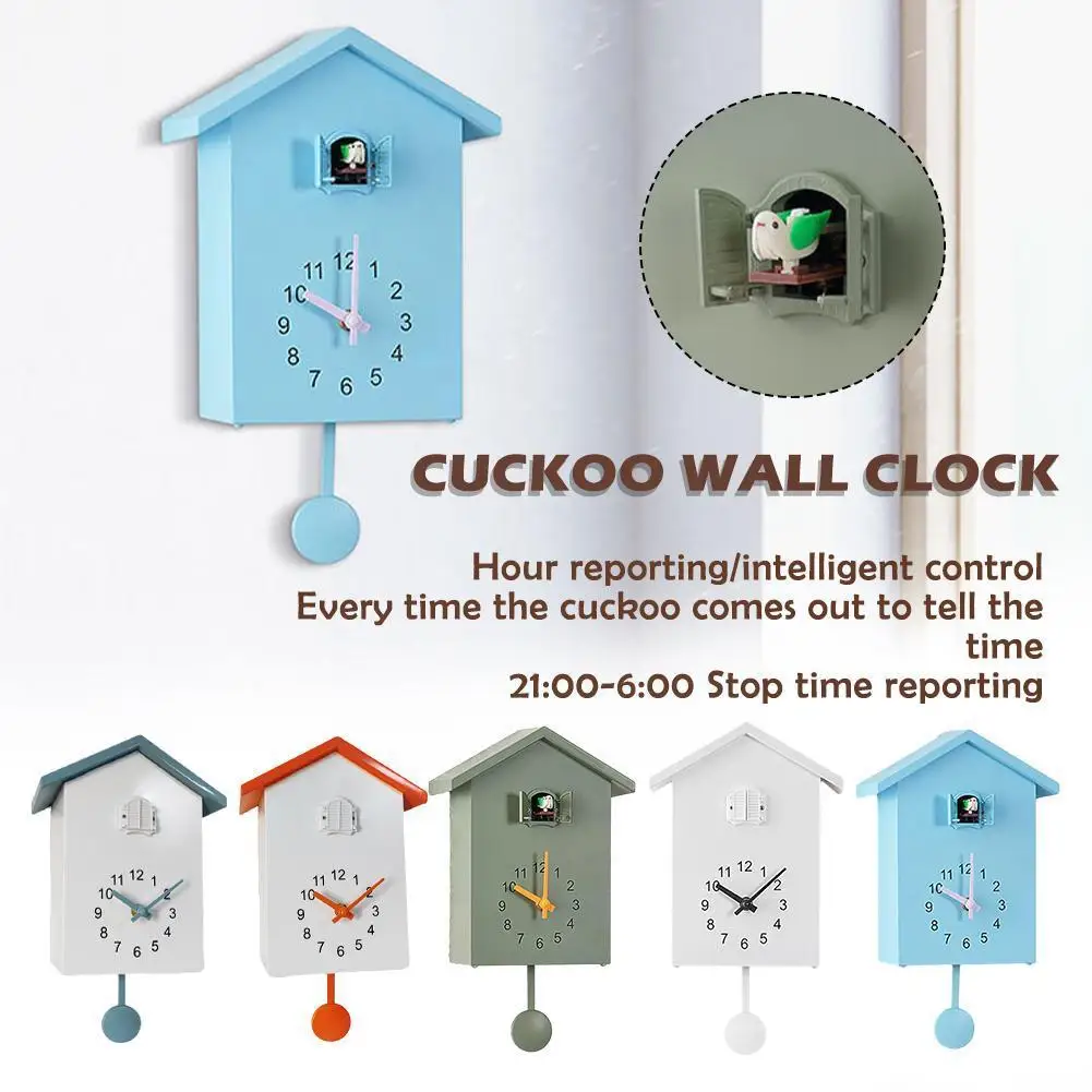 

Cuckoo Quartz Wall Clock Modern Bird Home Living Room Office Watch Timer Horologe Gifts Hanging Home Clocks Decoration J2L7