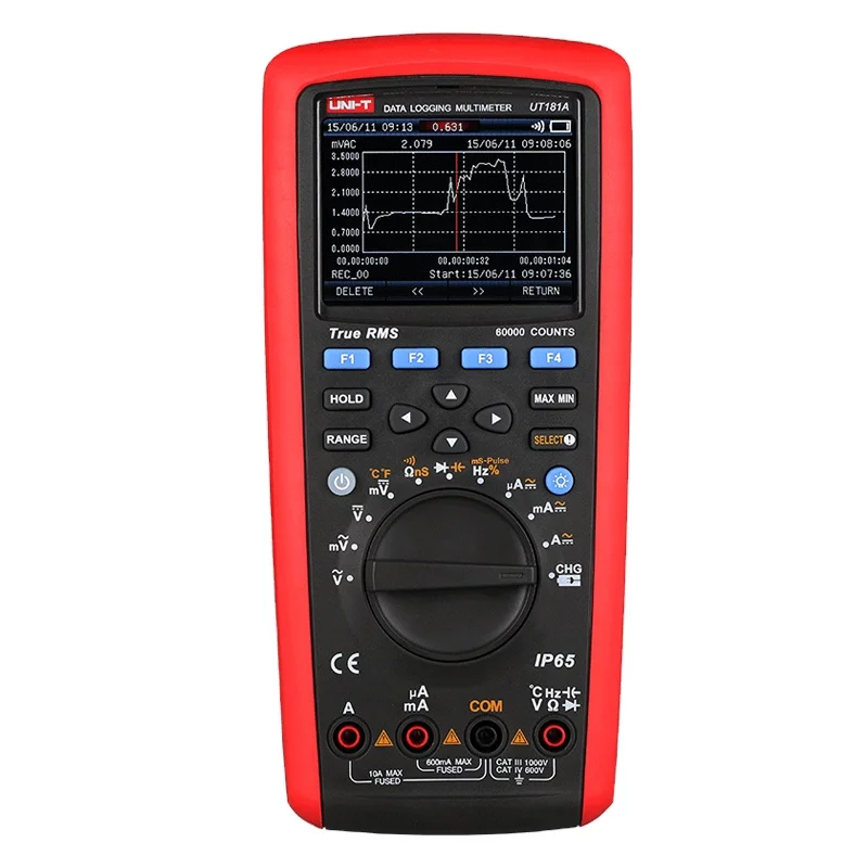 

UNI-T True RMS Datalogging Multimeter Real time and date Data logging 20000 UT181A