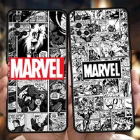 marvel comics luxury phone case for oneplus nord n100 n10 10 7 8 9 9r 7t 8t n200 2 ce 9rt z pro 5g silicone cover shell fundas