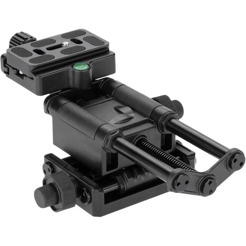 

Macro Focusing Rail Lightweight Macro Stage for 4 Way Adjustments Camera Head Photography Alignment