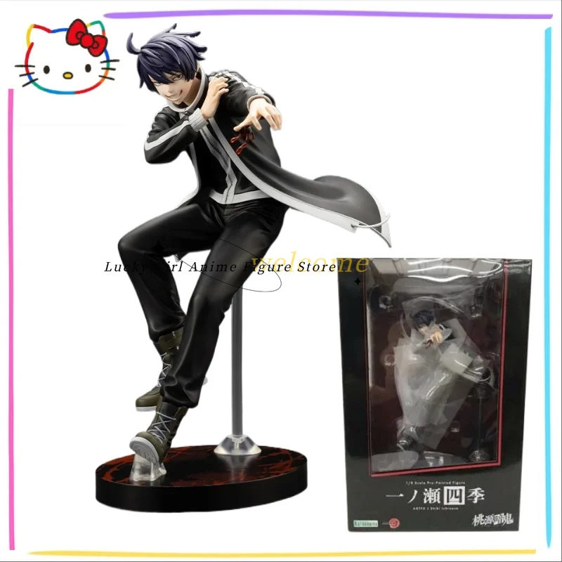 Фото В наличии Оригинальная фигурка KOTOBUKIYA ARTFXJ Peach Blossom Paradise Dark Spirit Ichinose Shiki, 21 см, декоративная аниме-кукла, масштаб 1/8. №1