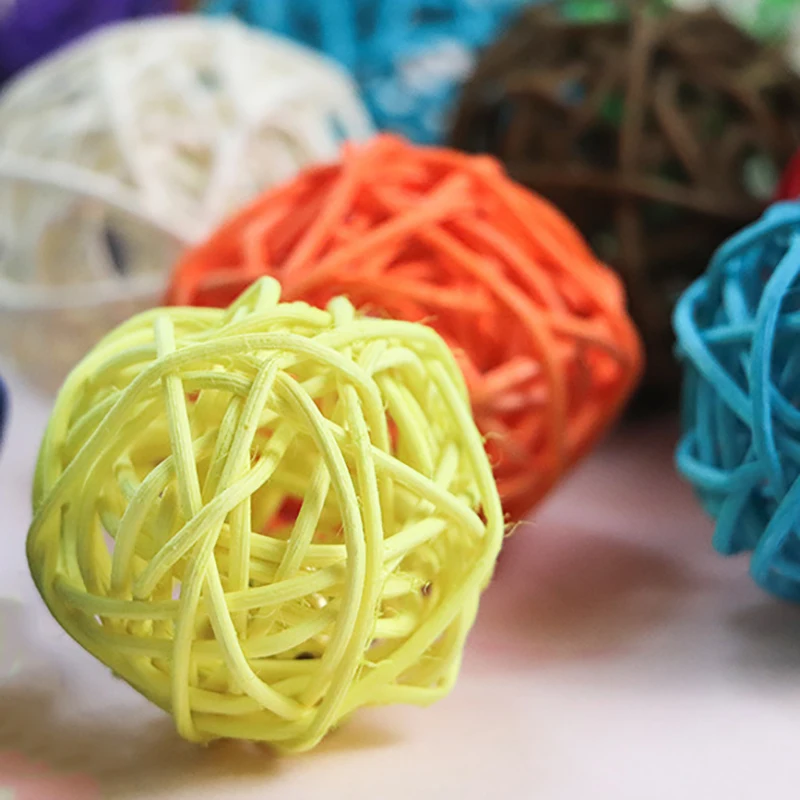 Дешевые игрушки для кошек из ротанга базовая модная Новая игрушка аксессуары с