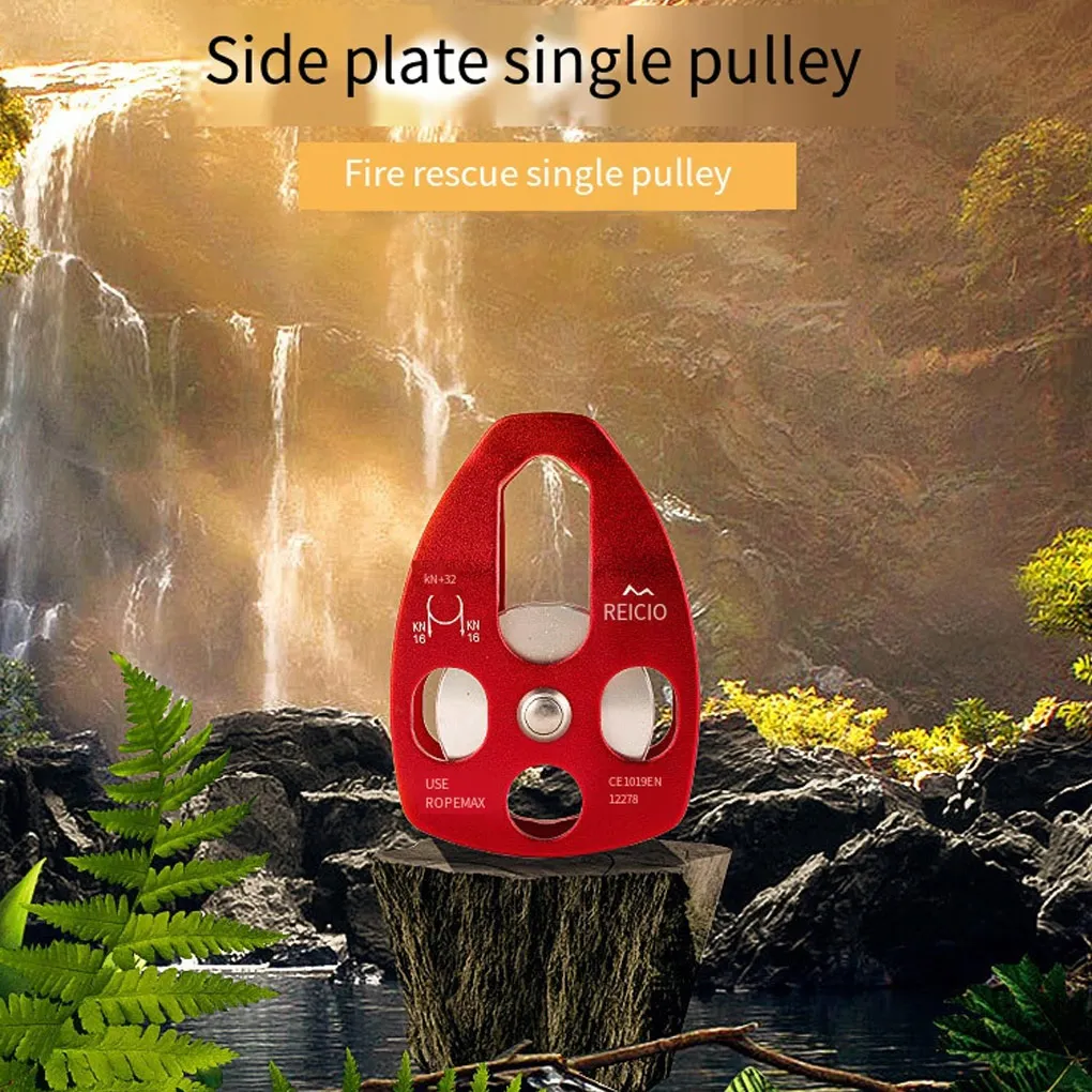 

Rock Climbing Pulley Rope Block Equipment Rigging Pulleys Fixator Tools