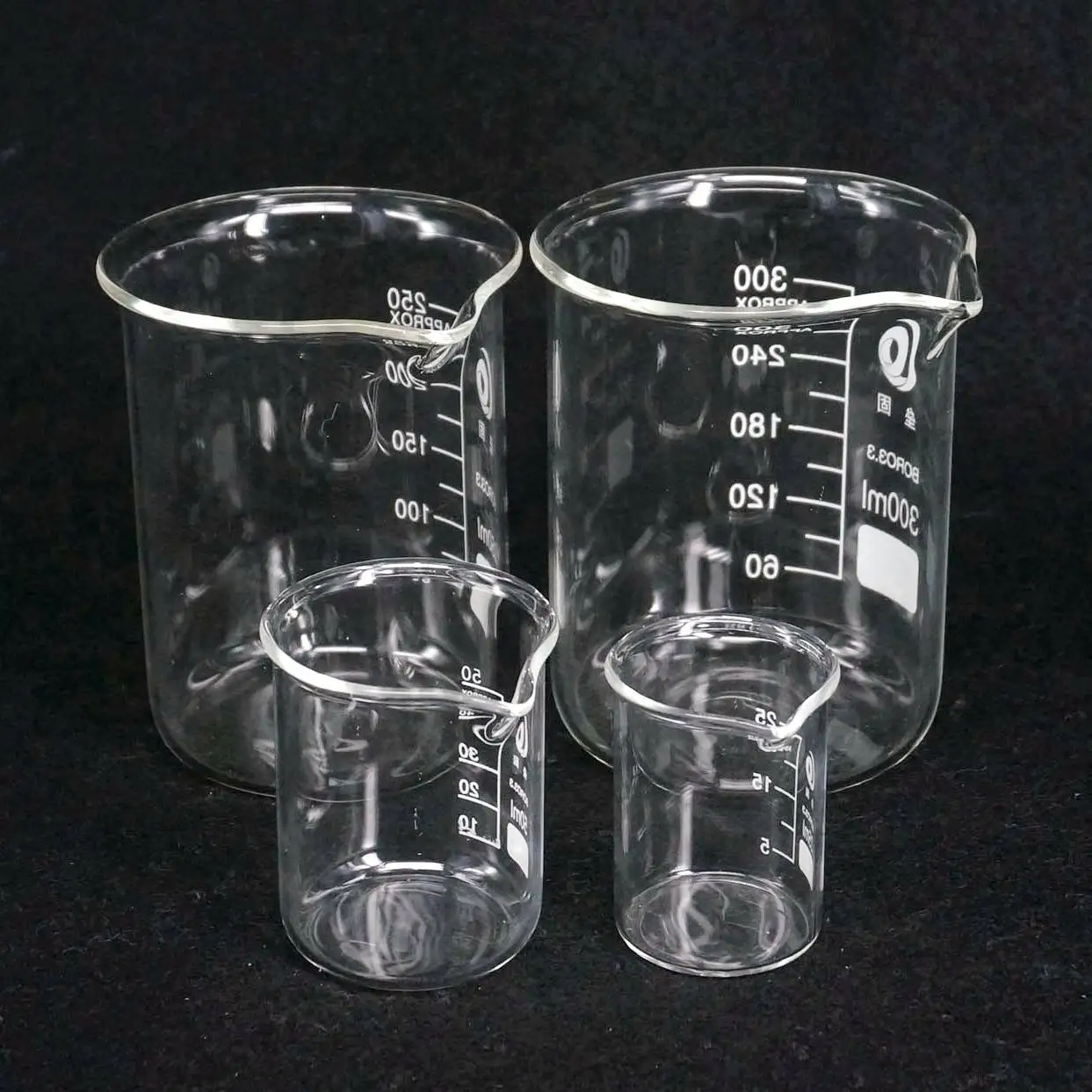 3000 мл низкая форма Beaker Chemistry Lab G3.3 боросиликатное стекло Тяжелая стена
