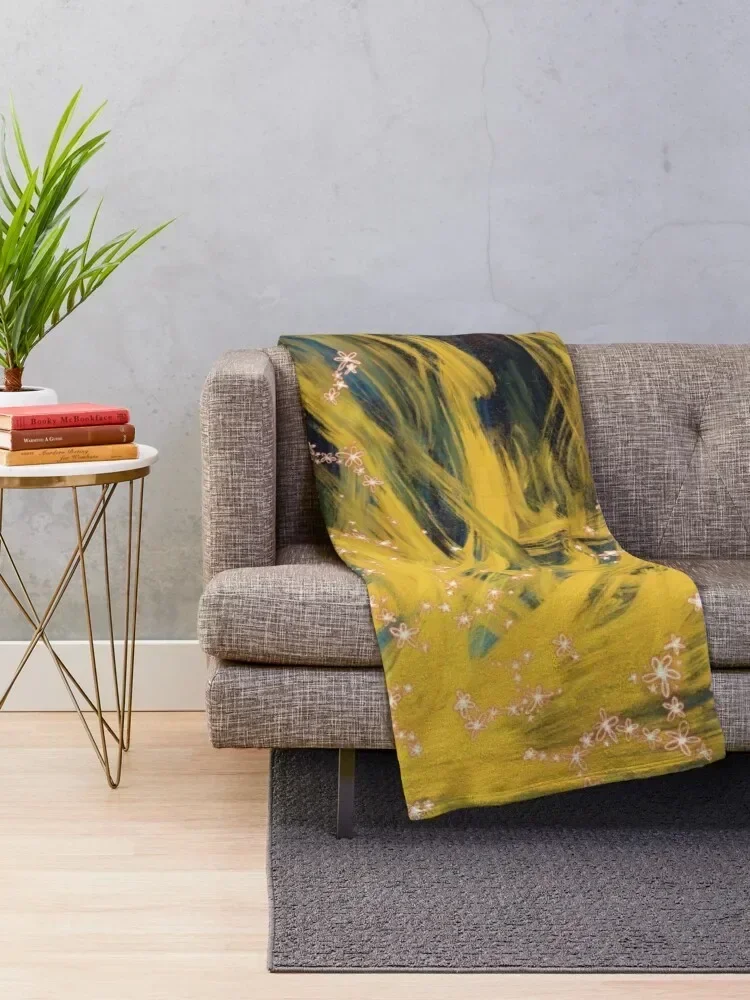 Одеяло Abstract Forsythia (Joy) Пушистые большие одеяла на заказ