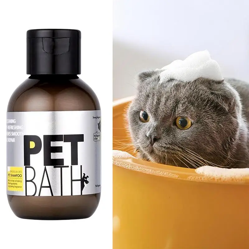 

Dog Shampoo Natural Moisturizing Shampoo 100ml Skin Friendly Plant Extract Dog Shower Shampoo For Dry Hair Cat Kitten Bath Gel