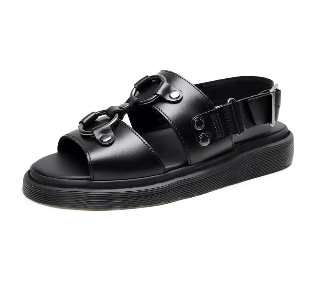 

Men Shoes Summer Sandals Leather Breathable Gladiator Ladies Slide Strap Casual Men Sandals Roman Beach Shoes