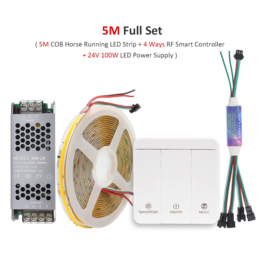 

Светодиодная лента MJJC COB 24В для декора помещений